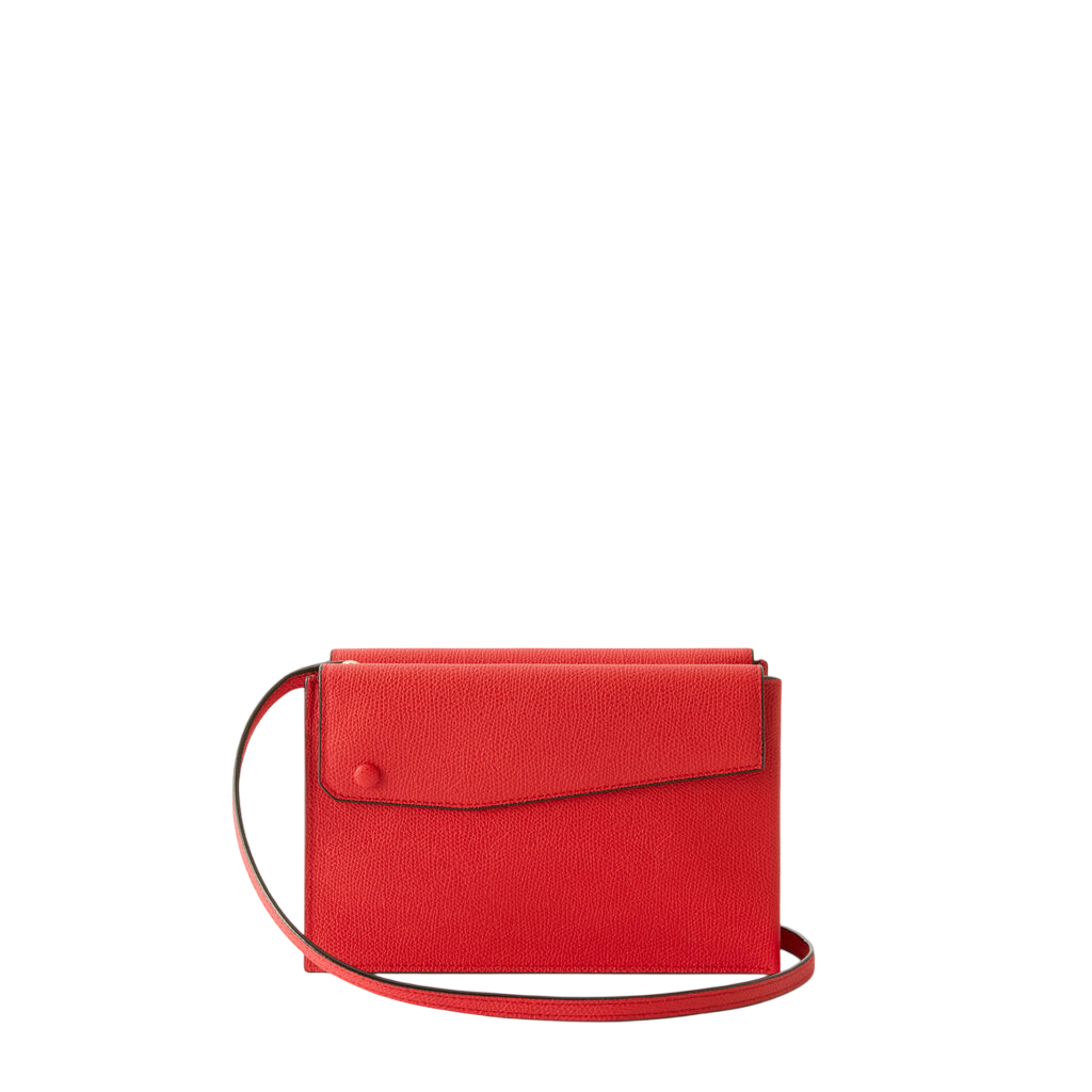 Scarlet Elegance Shoulder Bag