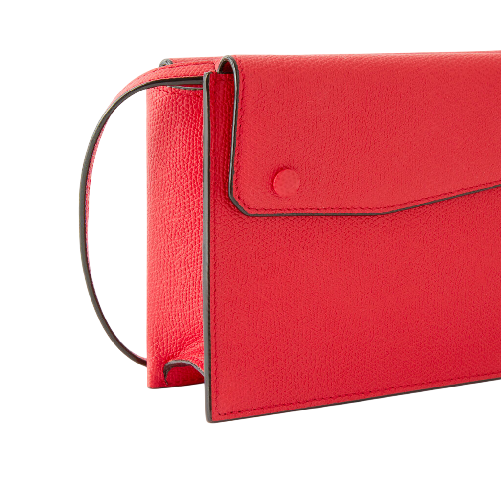 Scarlet Elegance Shoulder Bag